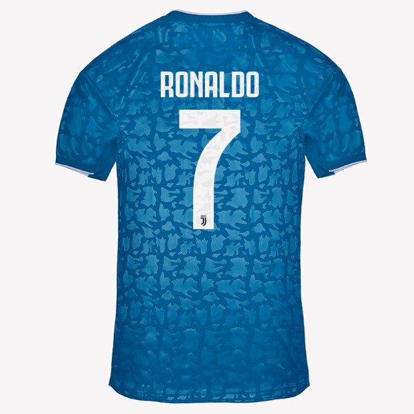 Camiseta Juventus NO.7 Ronaldo Replica Tercera Ropa 2019/20 Azul